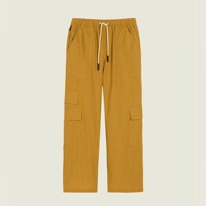 NWOT OAS - Mustard Cargo Linen Pants